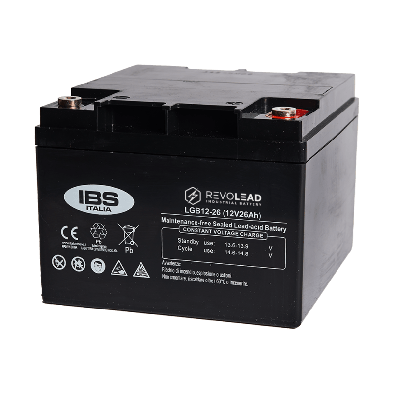 Batteria auto LUMINOR Revolead LGB12 26 AGM 12V 26Ah